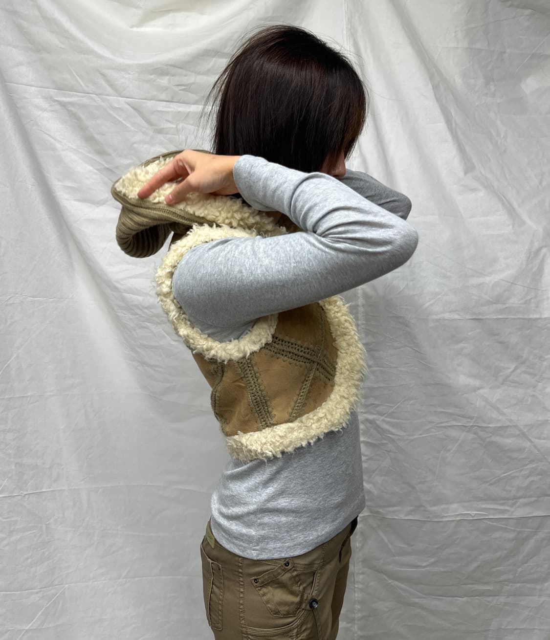 honey suckle rose 후드베스트 상품이미지1