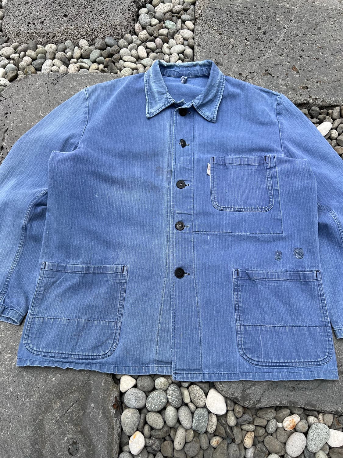 HARD FADED VINTAGE "HBT" 헤링본트윌코튼 프렌치워크자켓 상품이미지3