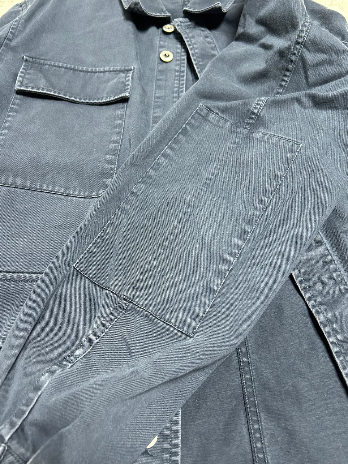 Universal Works Fatigue Jacket Navy XL 상품이미지7