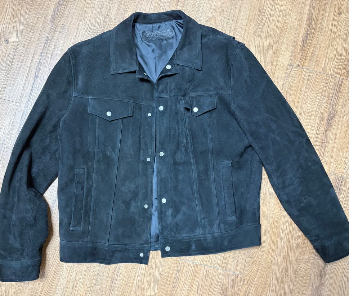 느와르라르메스 스웨이드 자켓 블랙 50 상품이미지1