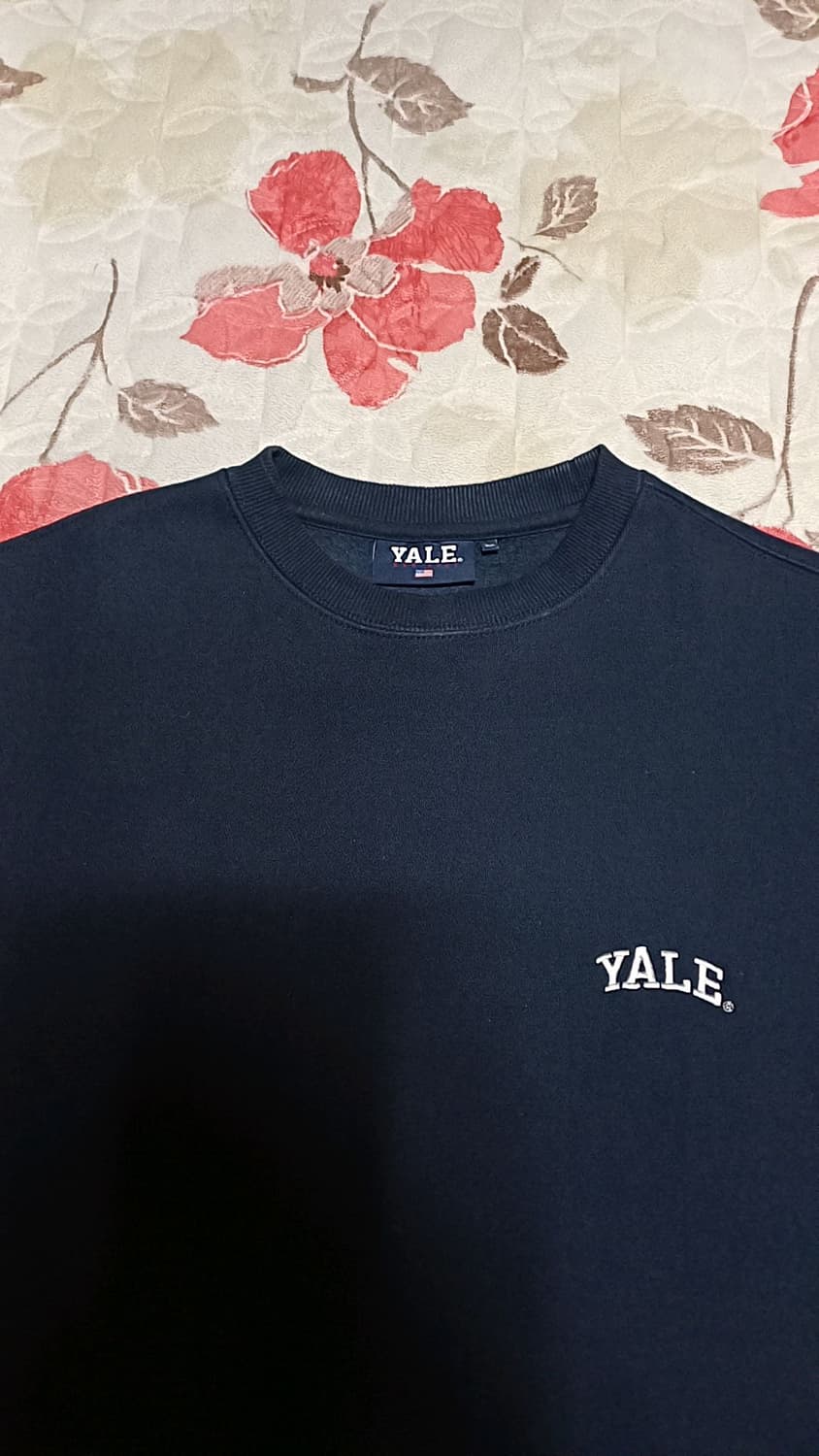 예일 오버핏 기모맨투맨 105 가슴60 기장70 상품이미지2