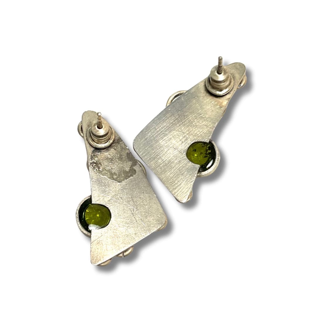 Green Quartz 925 Silver Earrings 상품이미지4