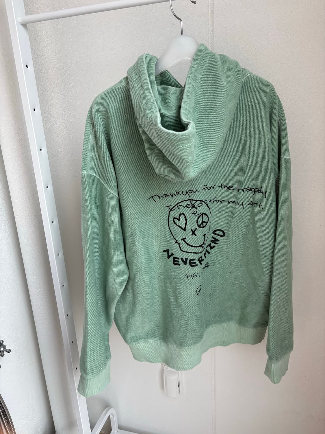 앤더슨벨 커트 아트웍 오버사이즈 후드티 L 상품이미지4