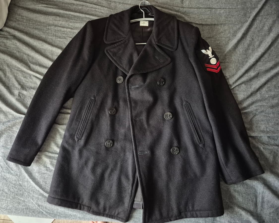 (38R) 미해군 오리지날 피코트 상품이미지1