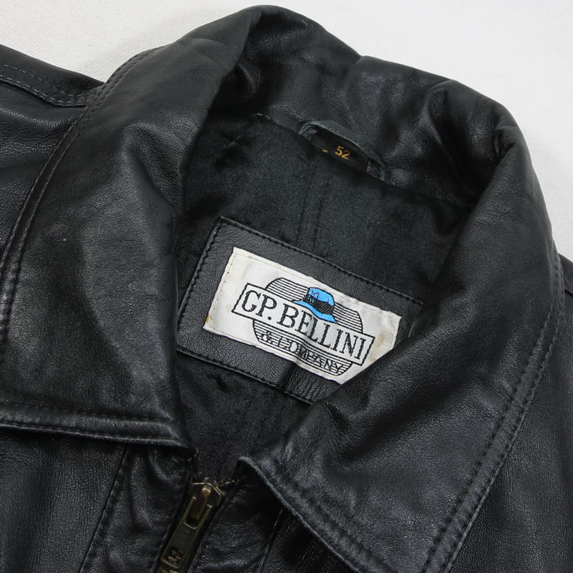 (착용컷) CP.BELLINI 레더 자켓 (남성용 105) 상품이미지5
