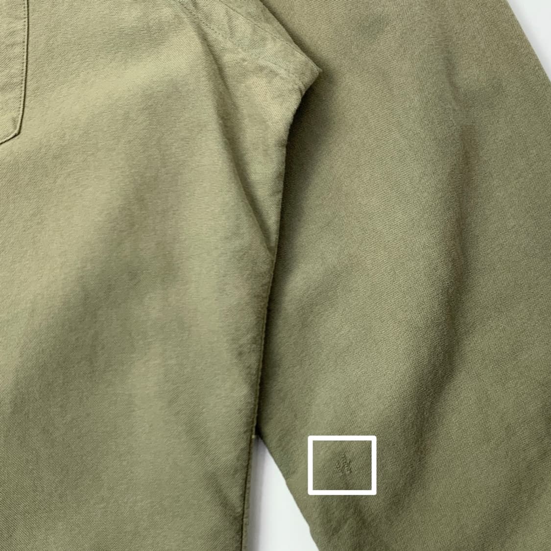 [L/정품] 폴로 랄프로렌 커스텀핏 카키 셔츠 상품이미지4