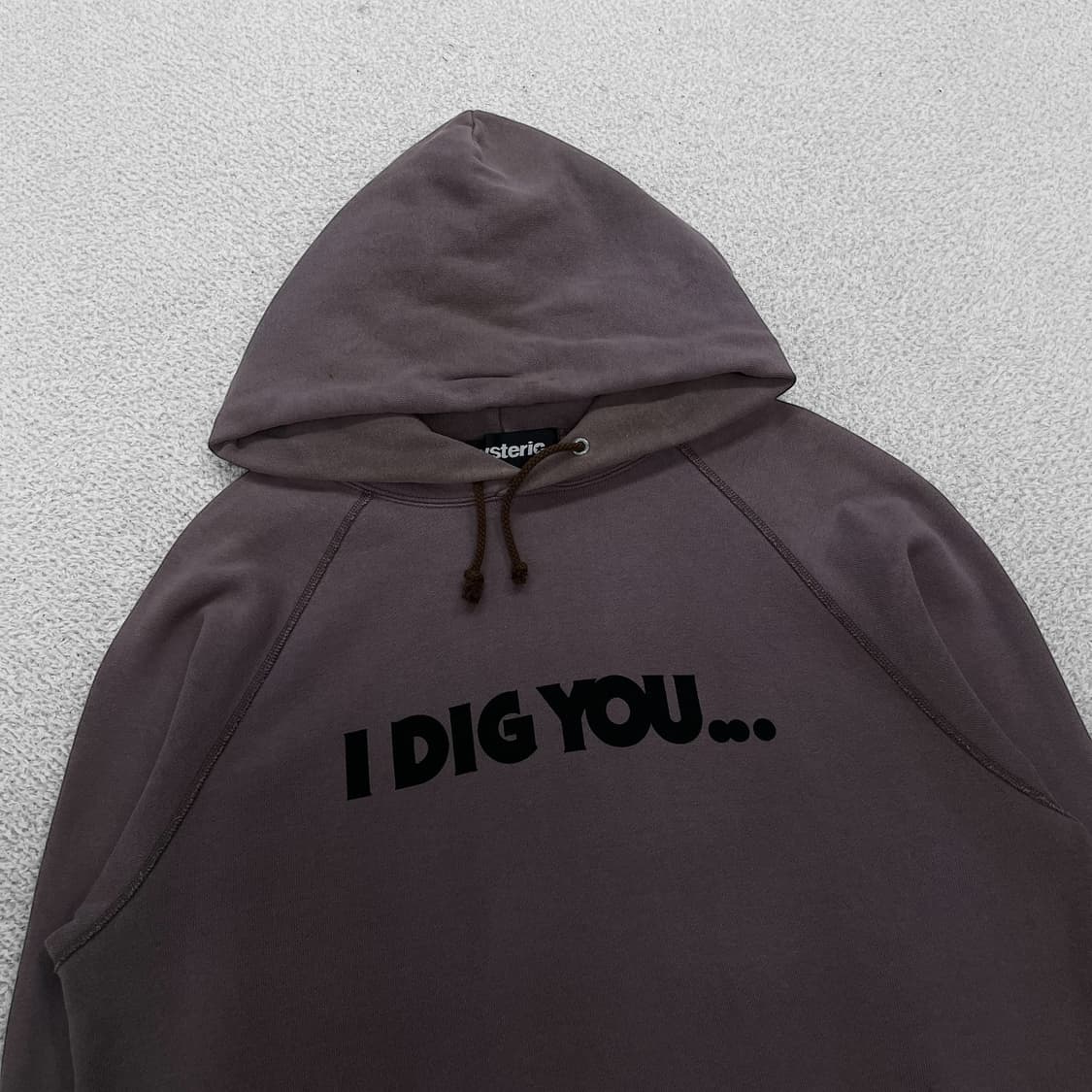 히스테릭글래머 90s 아카이브 Dig you 피그먼트 후드티 상품이미지4