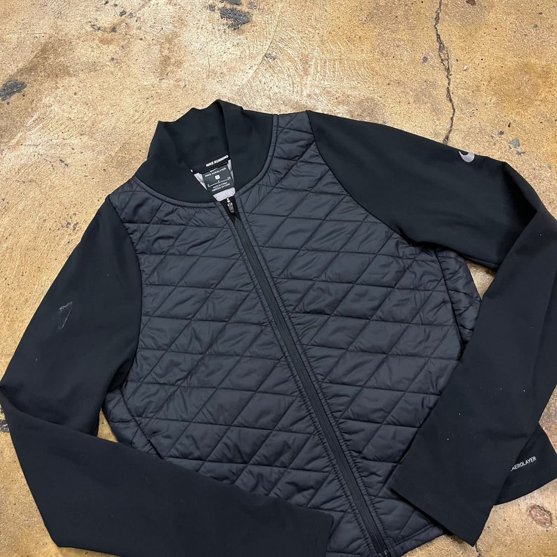 [정품/S] 나이키 AEROLAYER 퀼팅 자켓 블랙 b15 상품이미지1