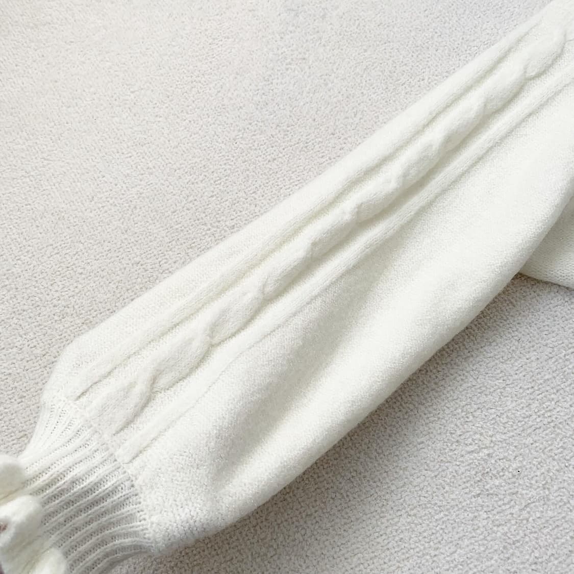 히메갸루 오프숄더 리본 니트 상품이미지3