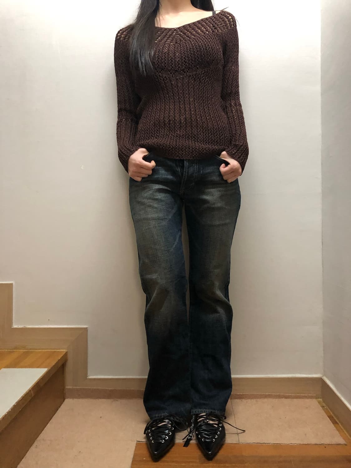 빈티지 갭 슬림 부츠컷 데님 팬츠 상품이미지5
