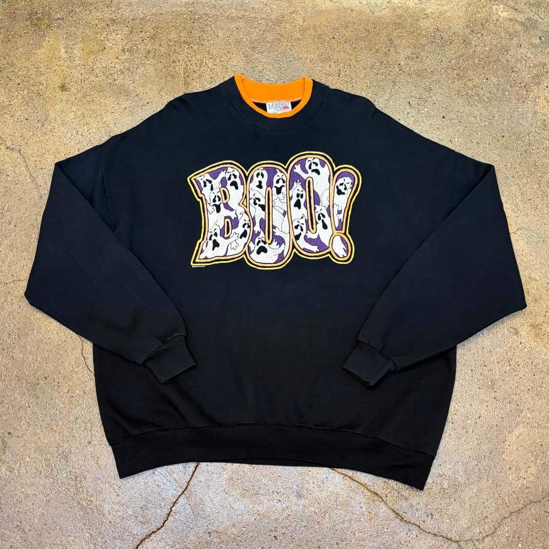 레어 90s Made in USA 미국 빈티지 할로윈 Boo 맨투맨 상품이미지1