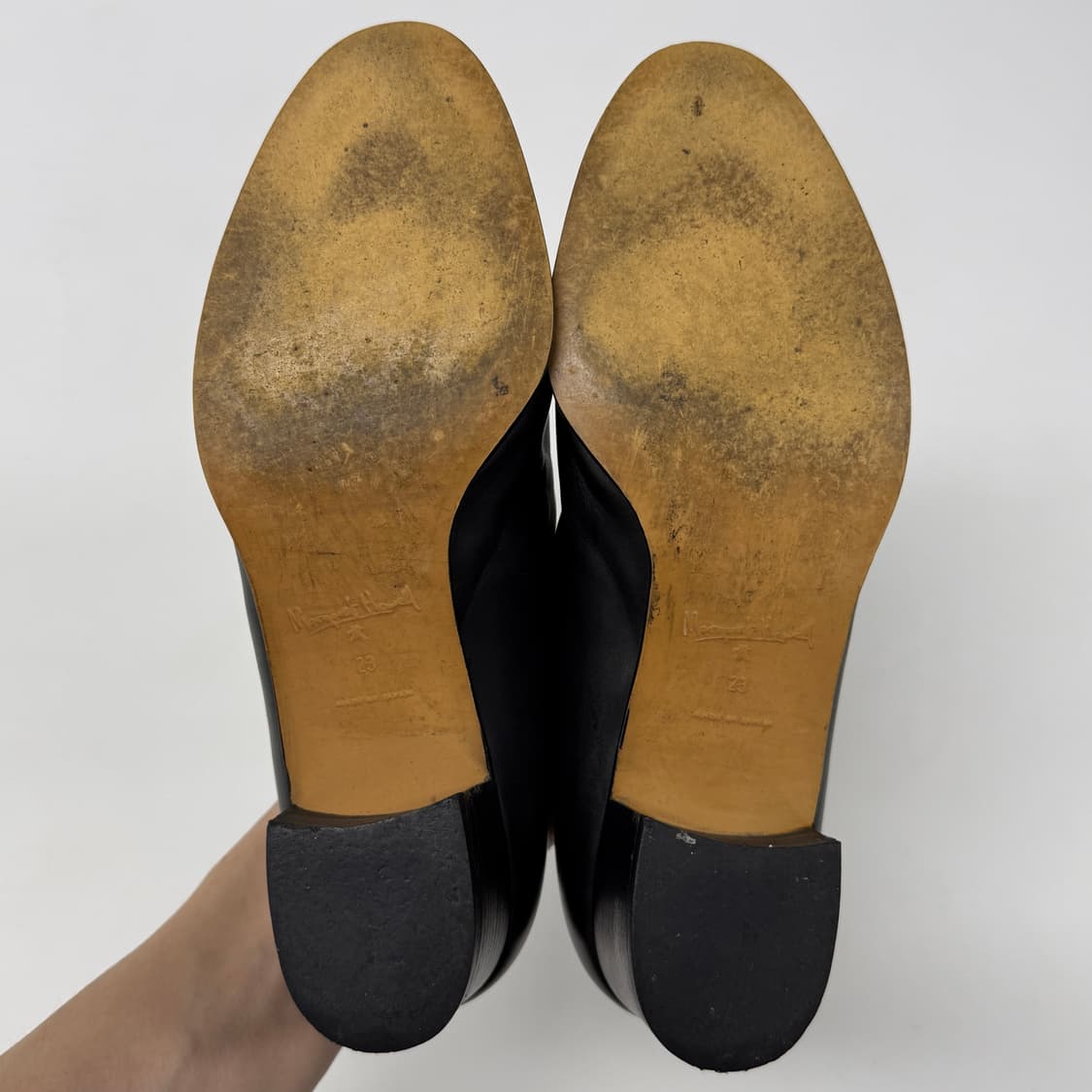 90s Margaret Howell mid heel loafers 상품이미지8
