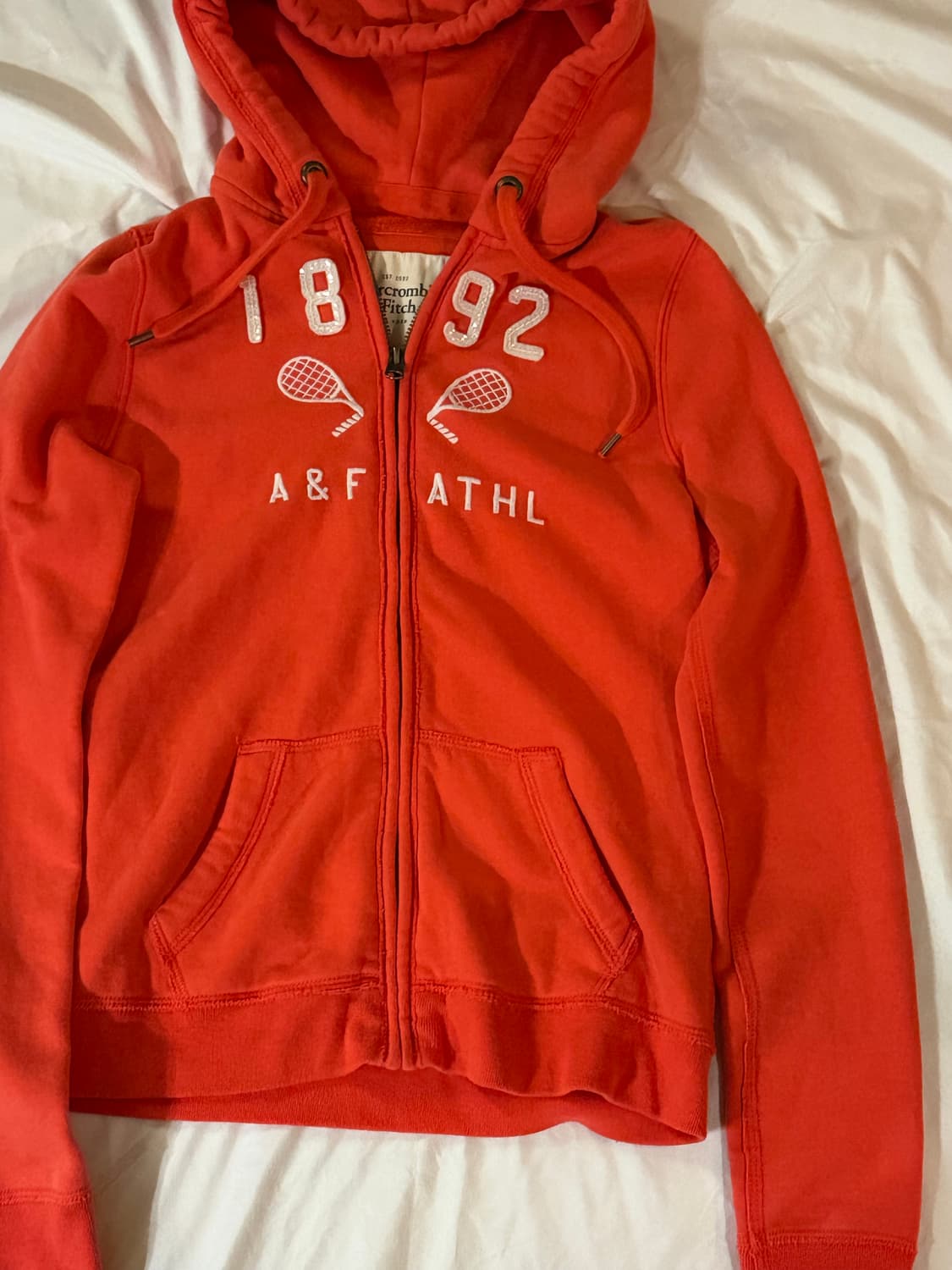 아베크롬비 1892 로고 글리터 후드집업 상품이미지3