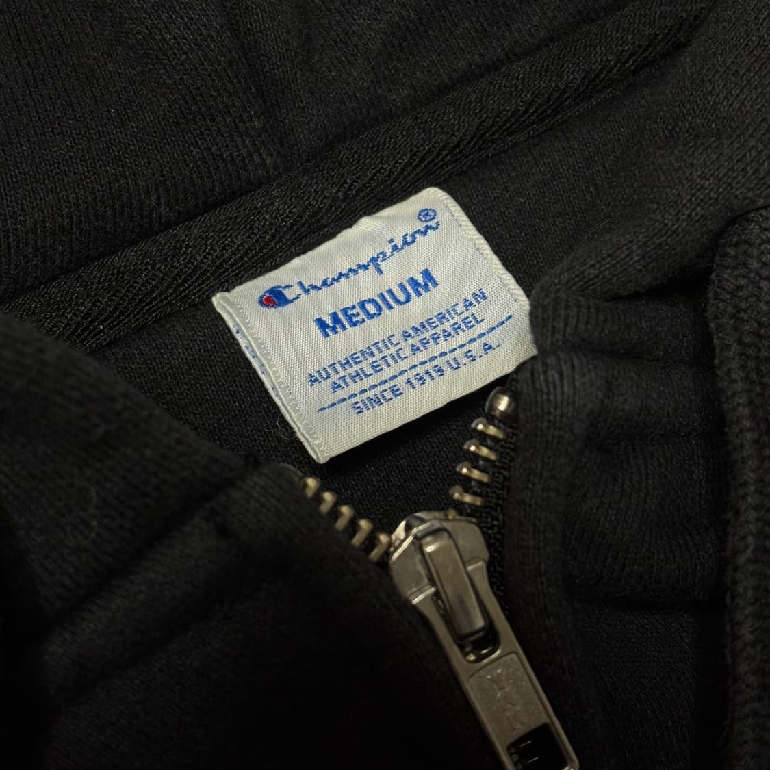 챔피온 빅로고 기모 후드집업 상품이미지3