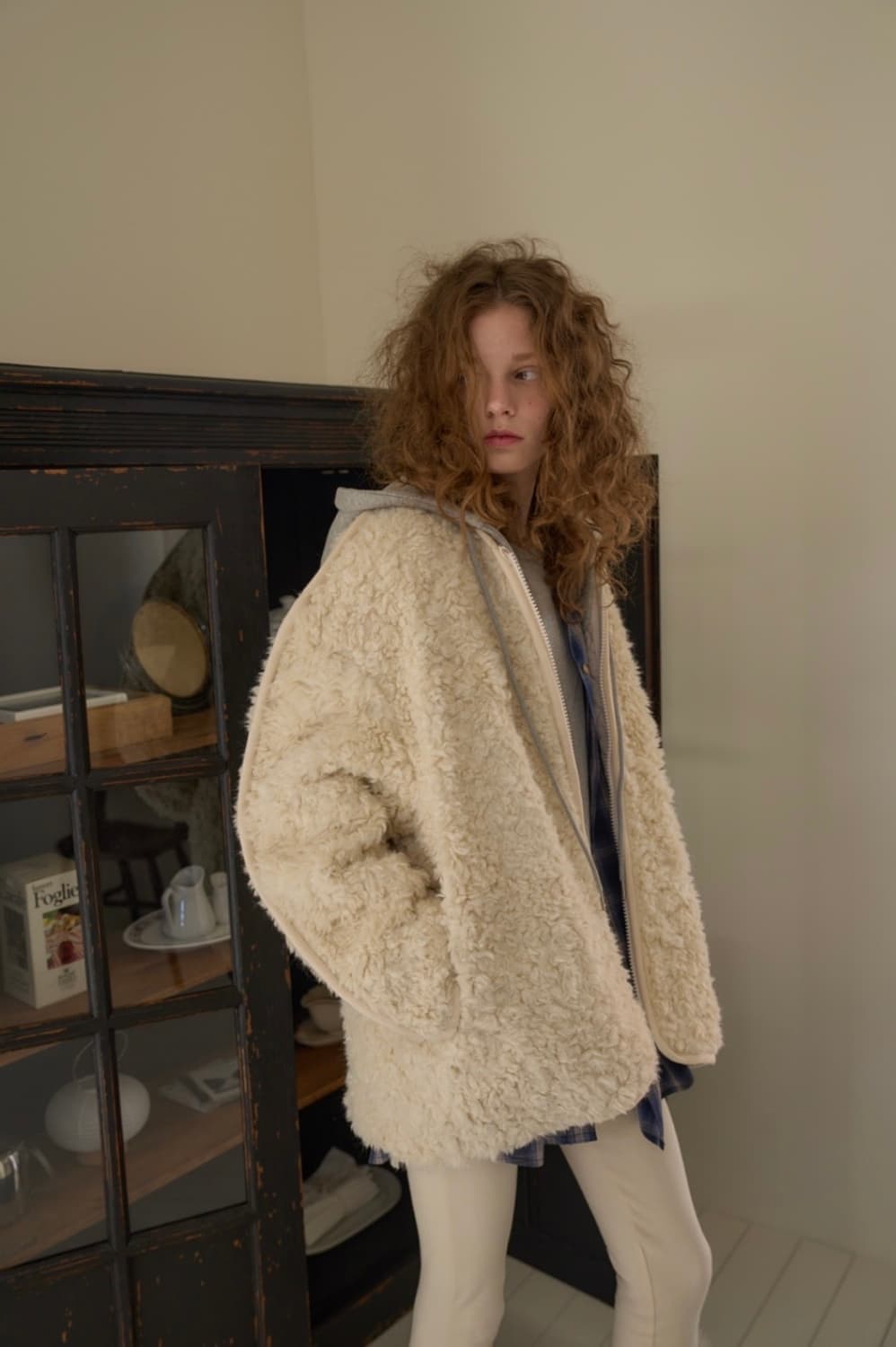 아우어솔티 플러피 오버핏 점퍼 상품이미지4