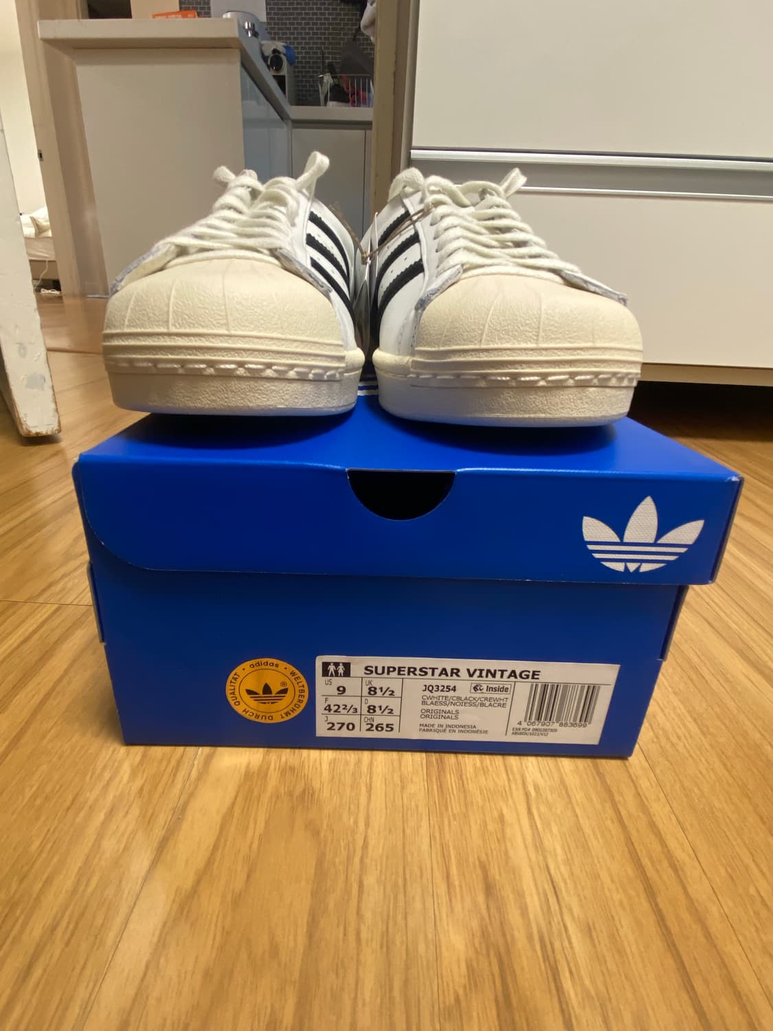 아디다스 슈퍼스타 빈티지 코어 화이트 JQ3254 상품이미지3