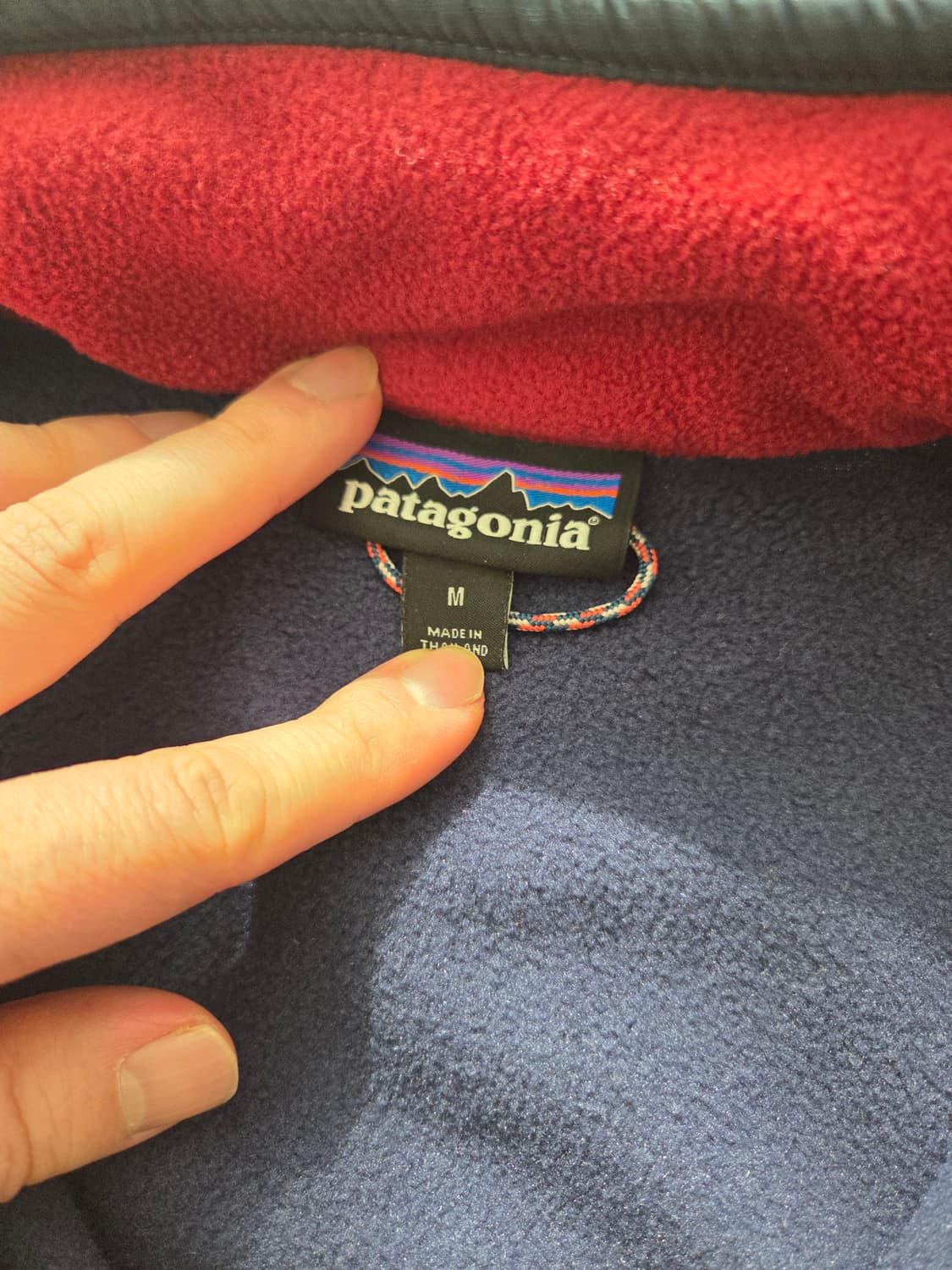 M 파타고니아 마이크로디니 22s 하프 집 플리스 왁스레드 상품이미지2