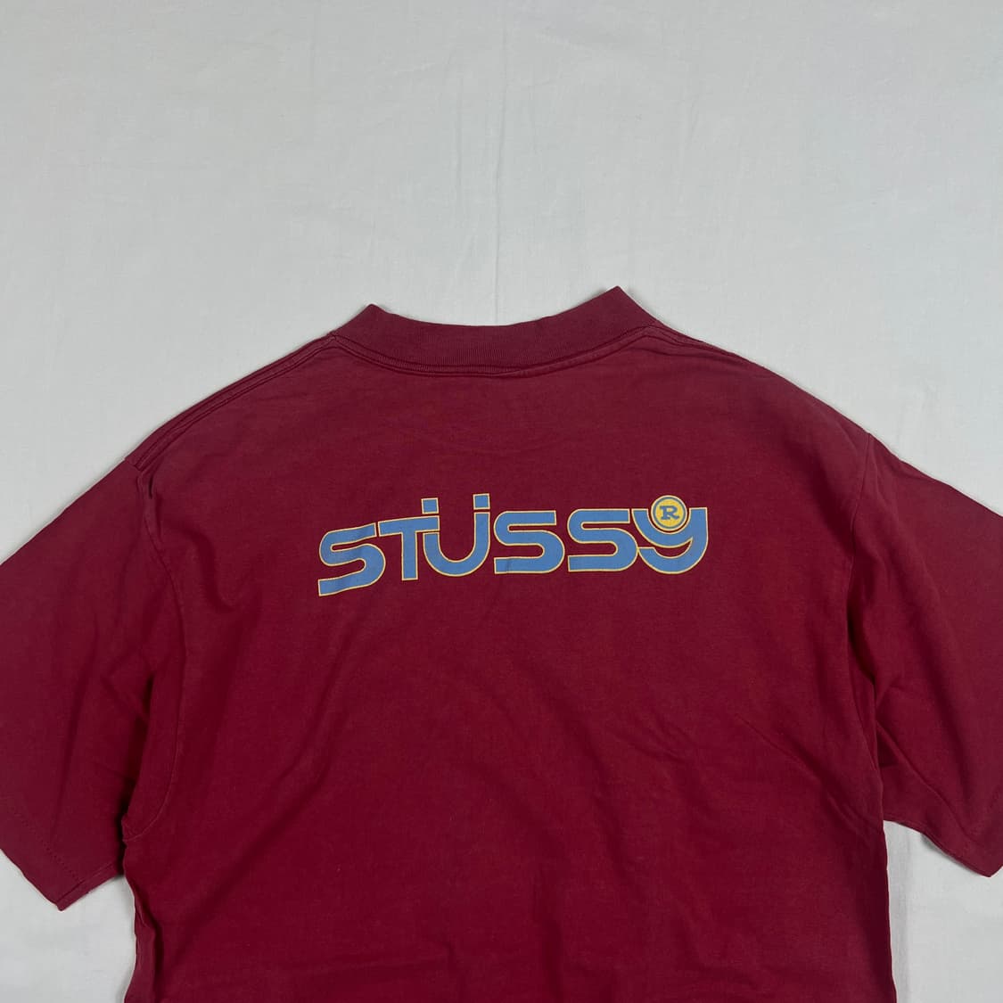 90‘s 스투시 stussy 스펠아웃 로고 반팔티 상품이미지6