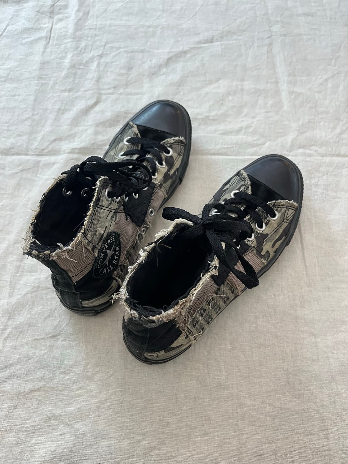 빈티지 컨버스 척테일러 올스타 하이 패치워크 카모 상품이미지3