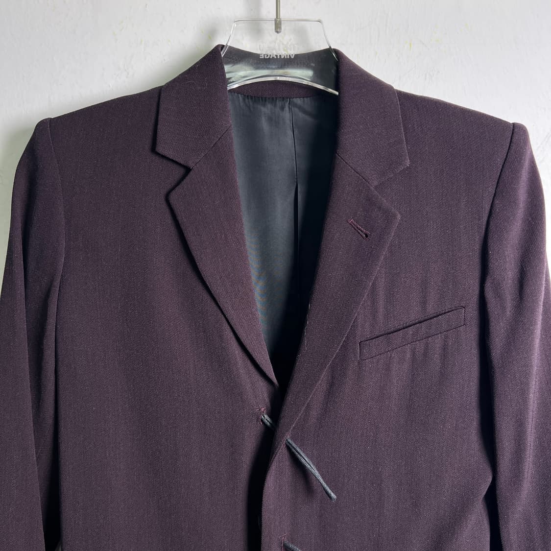 장 폴 고티에 버건디 스트링 디테일 블레이저 38 상품이미지4