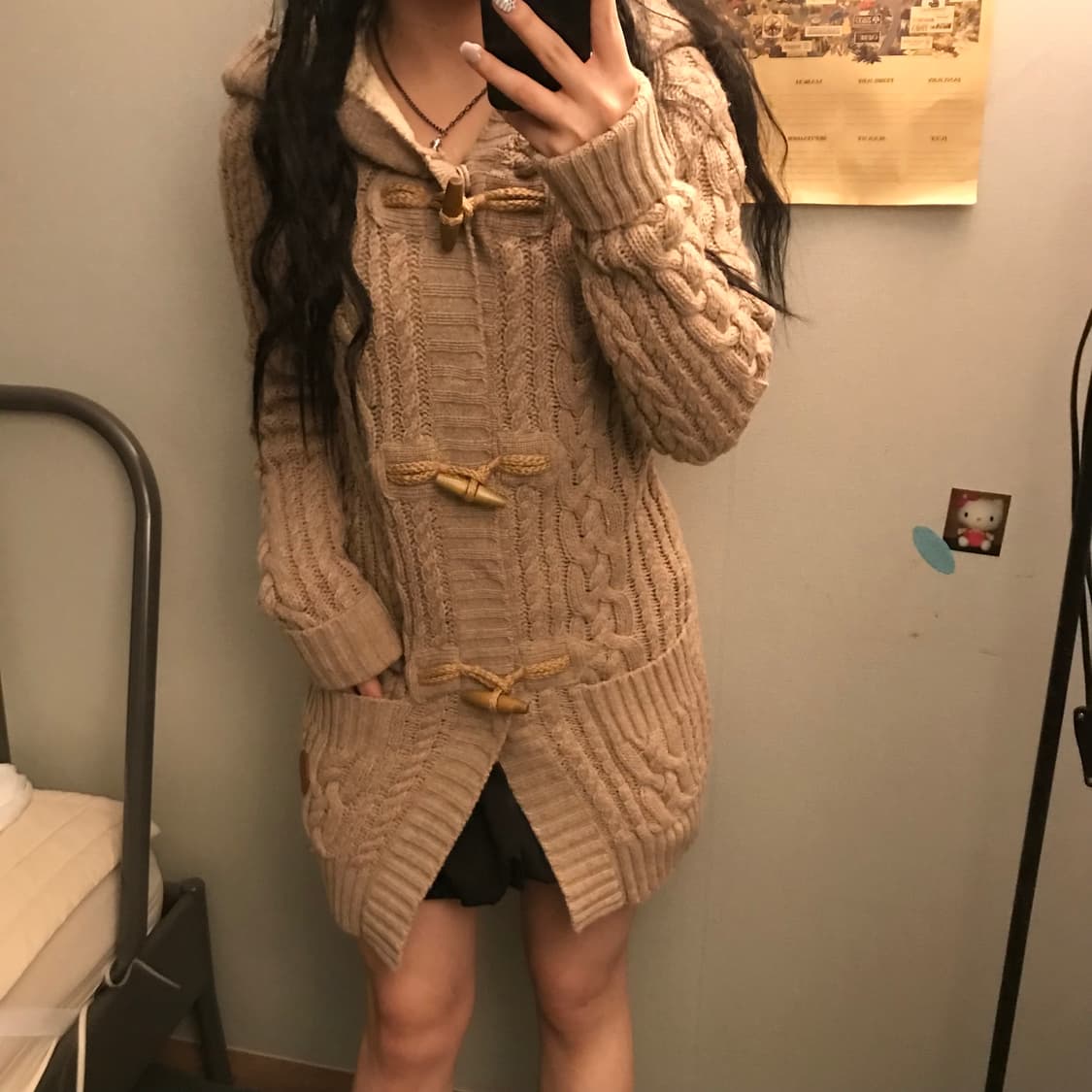 티니위니 대대장 떡볶이 꽈배기 후드가디건 상품이미지1