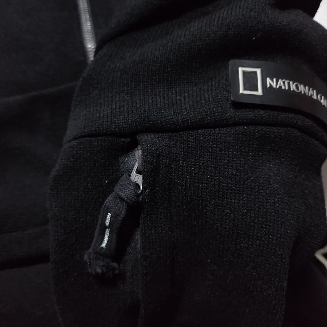 내셔널지오그래픽 와펜 기모 블랙 플리스집업 상품이미지5