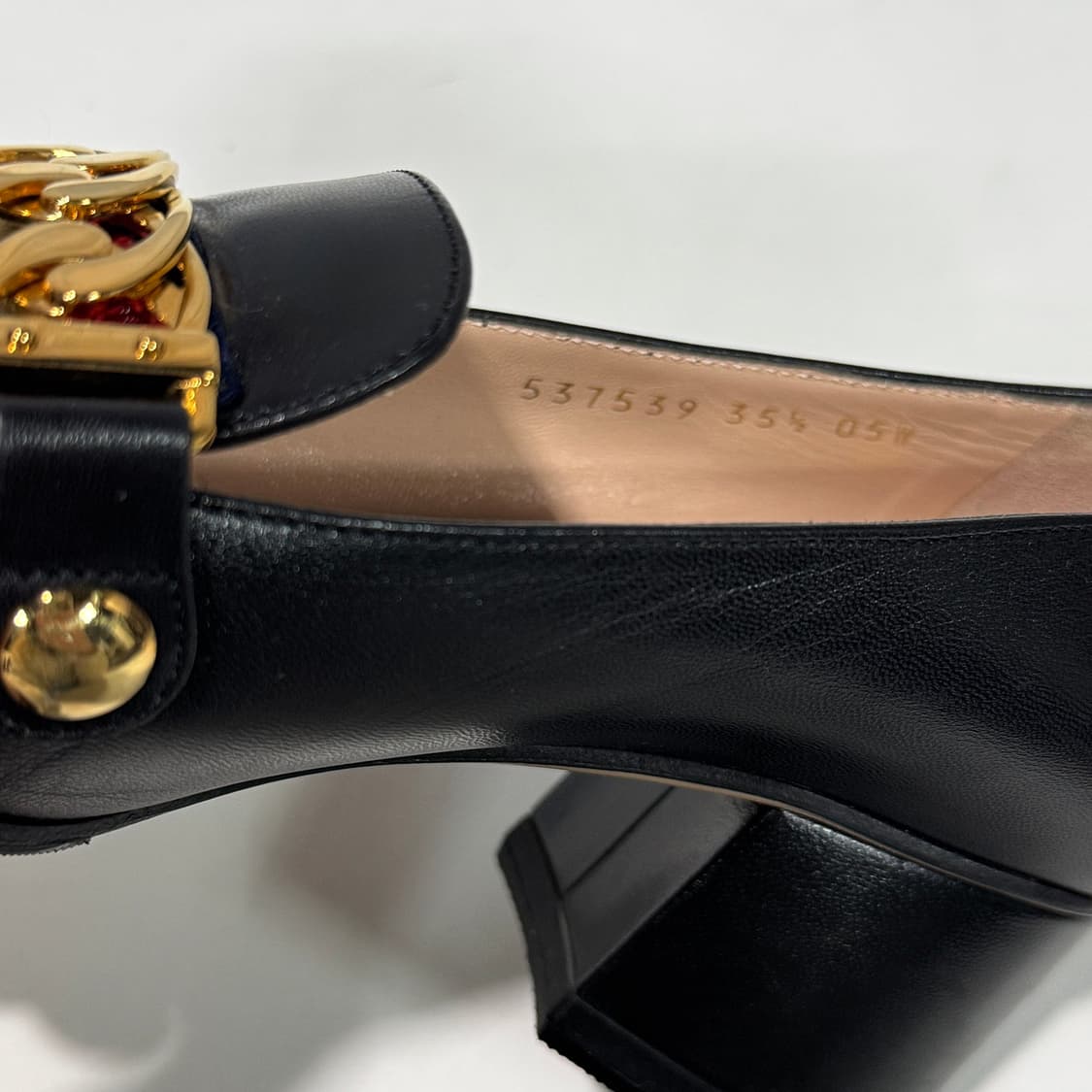 구찌 실비 레더 로퍼 힐 상품이미지7