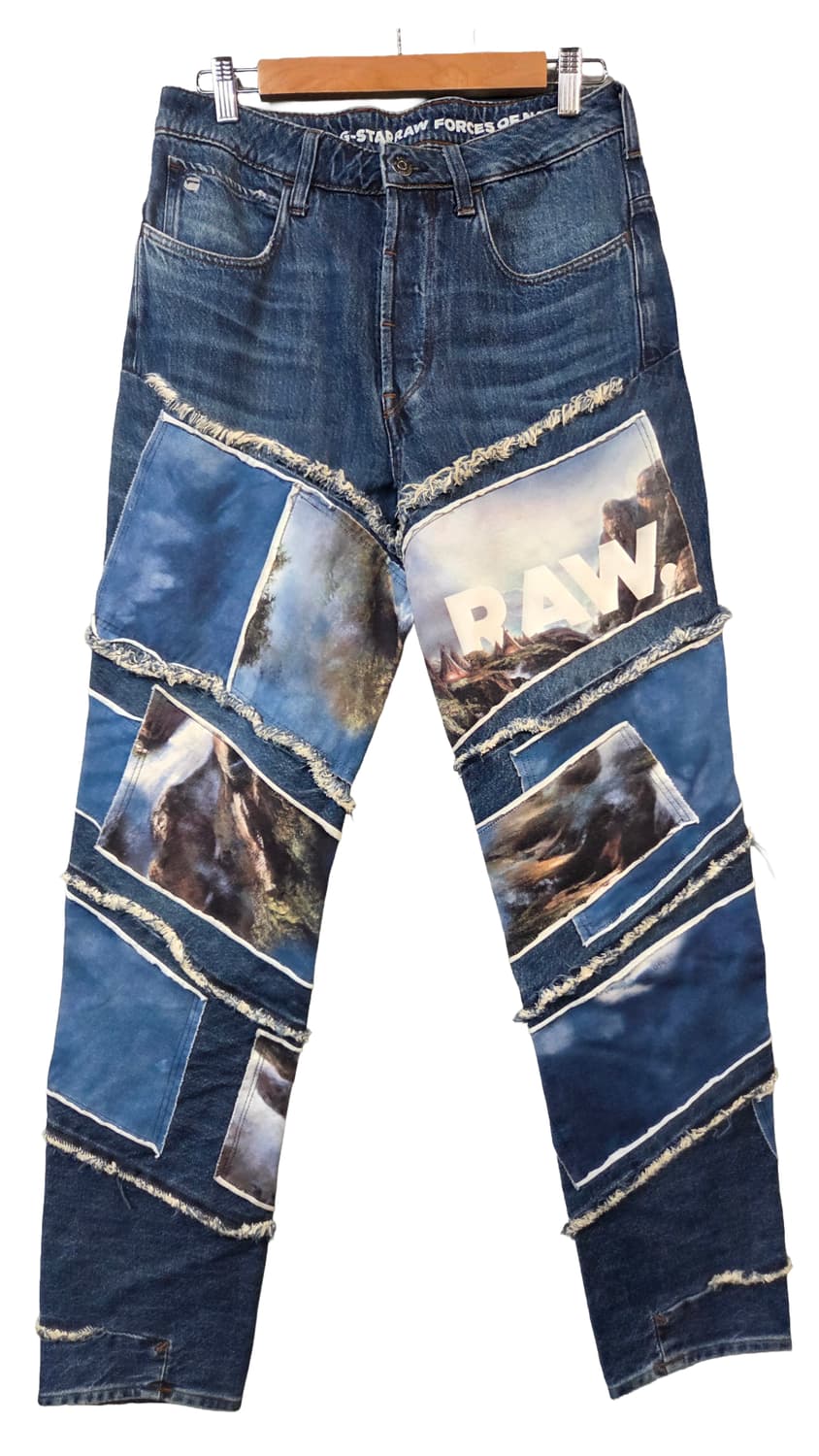 G-Star  프린팅 데님 패치워크 청바지/ 남여공용(디피용/택없음) 상품이미지1