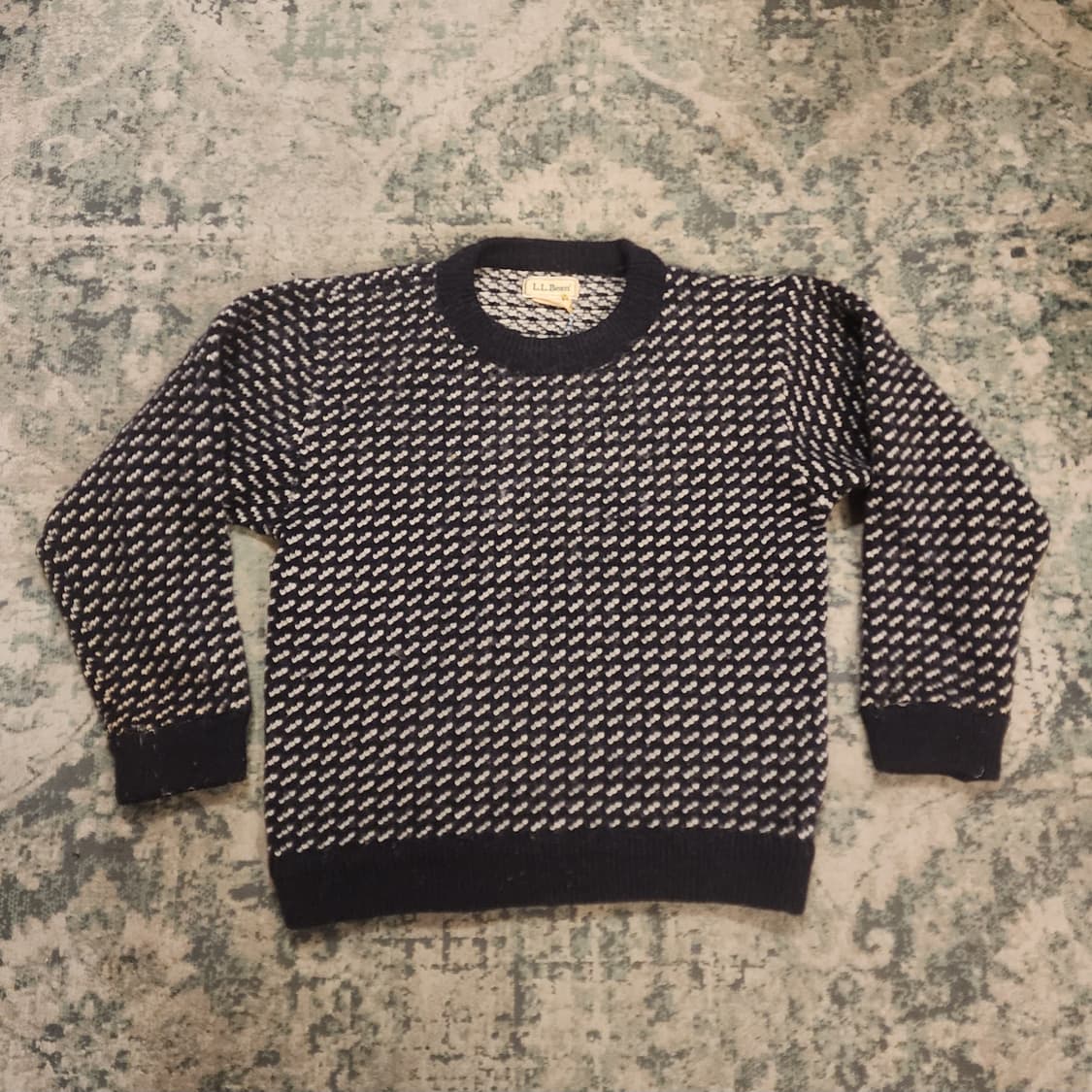 90s 엘엘빈 버드아이니트 상품이미지2