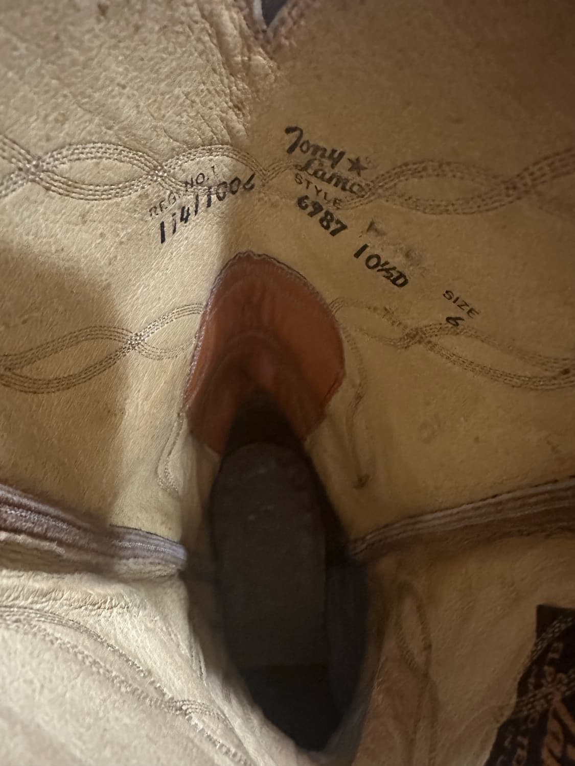 토니라마 웨스턴 부츠 6987 10.5D 사이즈 상품이미지4