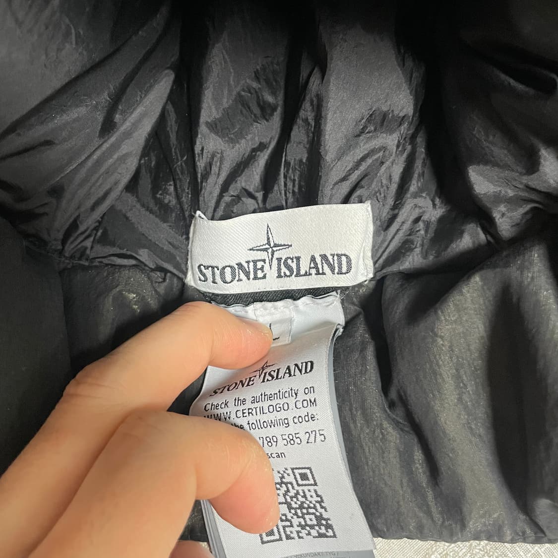 [L]스톤아일랜드 블랙 패딩 트루퍼햇 상품이미지6