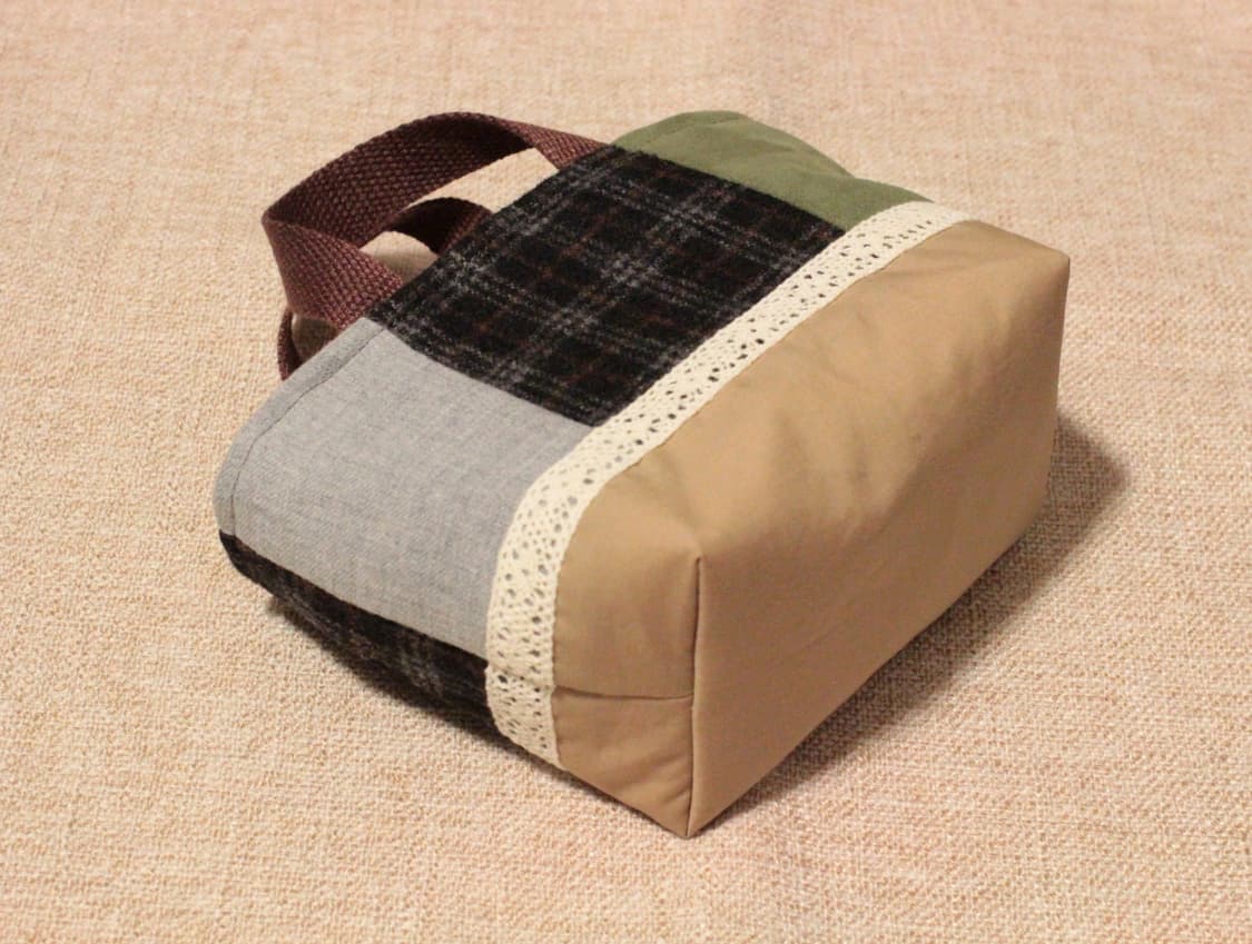 핸드메이드 빈티지 업사이클링 파우치 / 바구니 상품이미지5