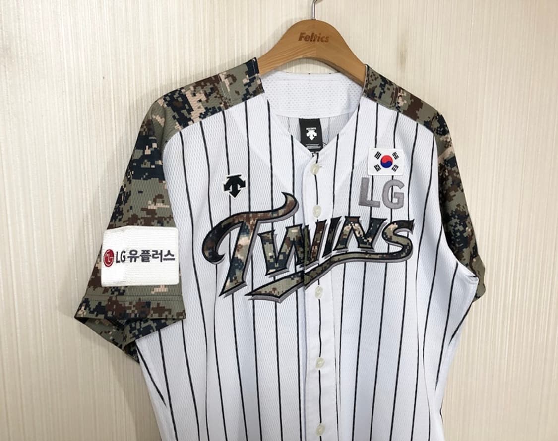 KBO 데상트 LG트윈스 어센틱 밀리터리유니폼 95 #55 채은성 상품이미지5