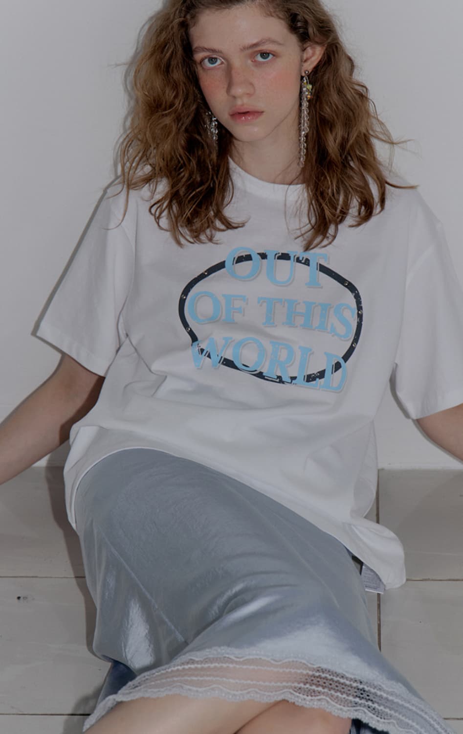 어센티 레이스 새틴 스커트 상품이미지3