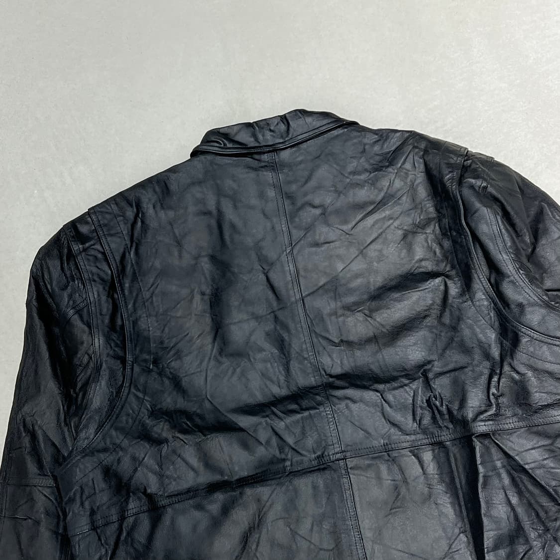 리얼 레더 봄버자켓 s09077 상품이미지4