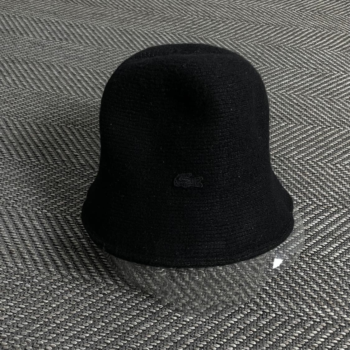 라코스테 자수로고 블랙 버킷햇y 3205 상품이미지1