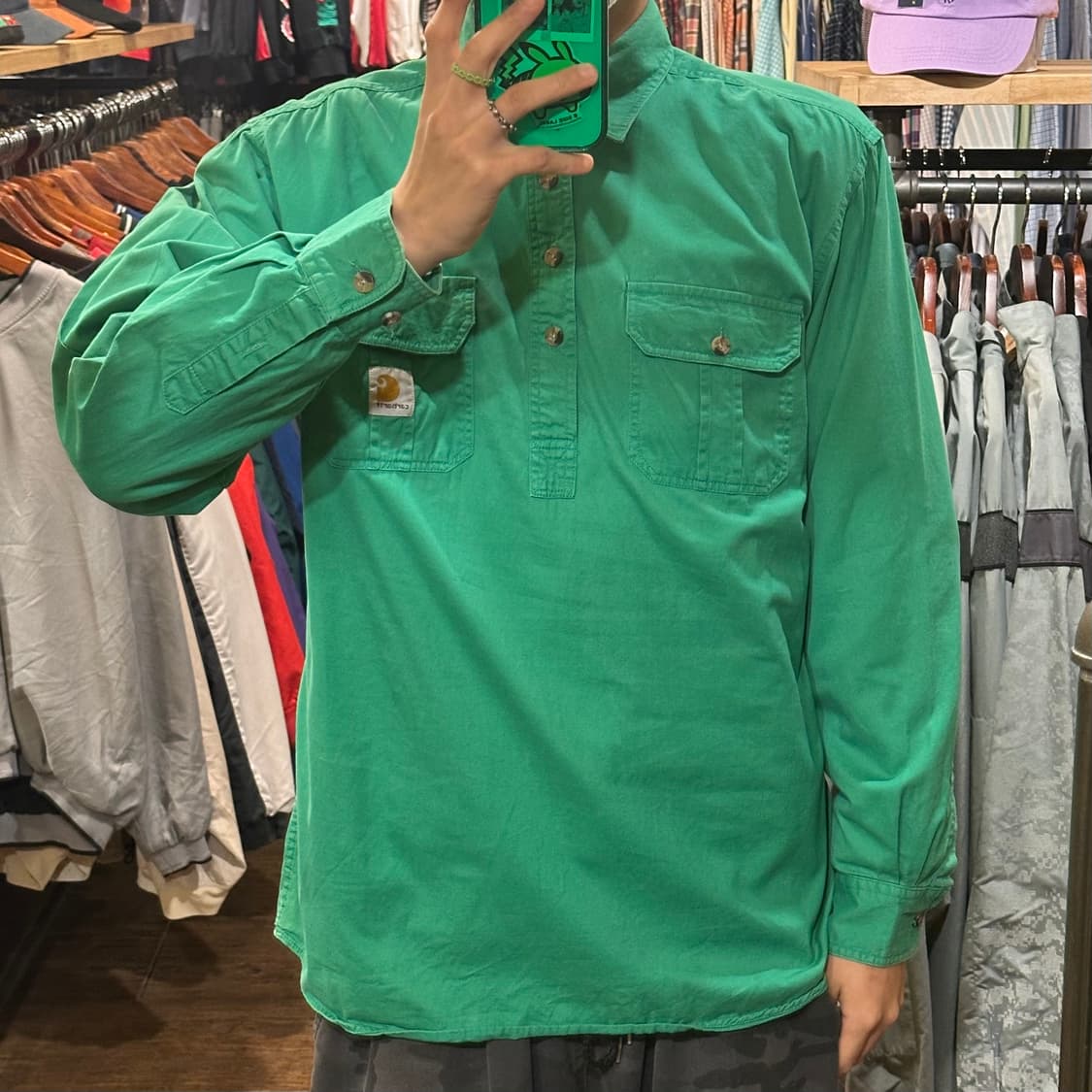 [HI] 칼하트 셔츠 그린 상품이미지2