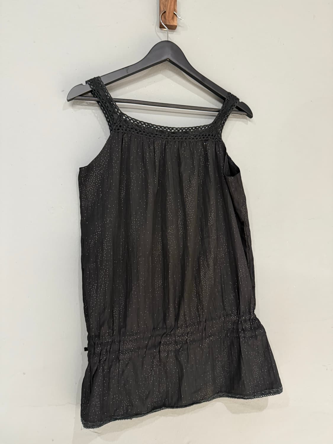 glitter dot ribbon detail sleeveless 상품이미지8
