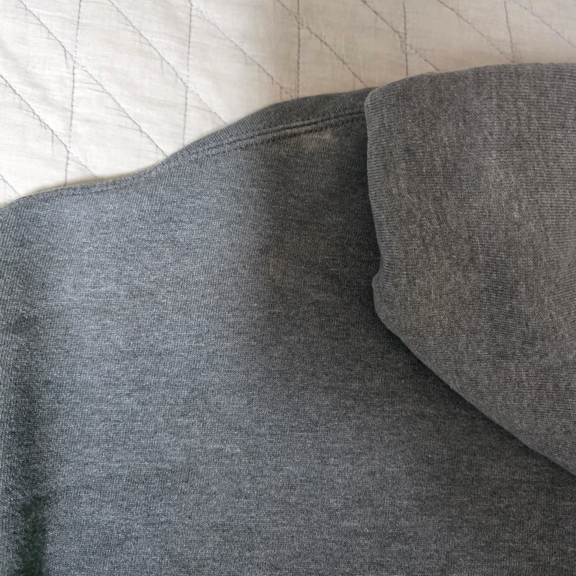 [XL]90s 빈티지 러셀 애슬레틱 후드집업 다크그레이 ver.더티페이드 상품이미지6