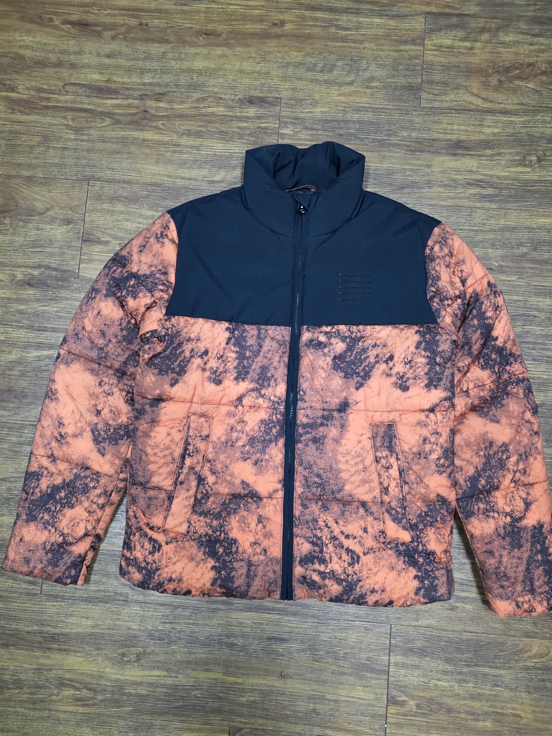 챔피온 오렌지 스몰로고 푸퍼자켓 상품이미지3