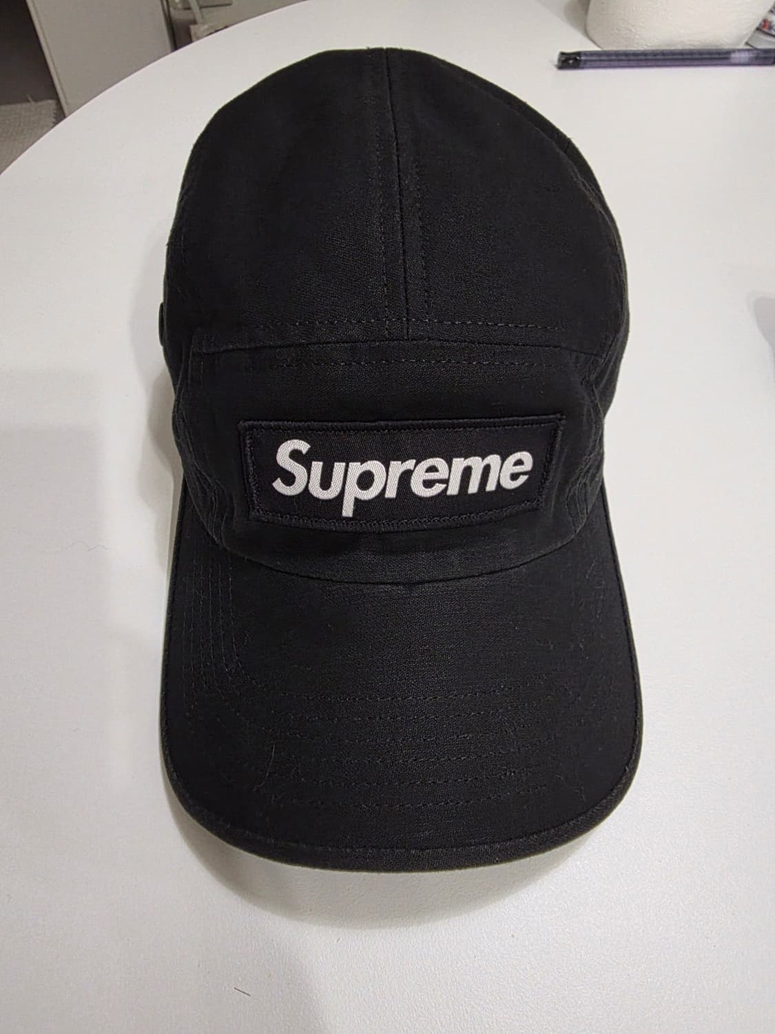 슈프림 밀리터리 캠프캡 블랙 - 24SS 상품이미지2