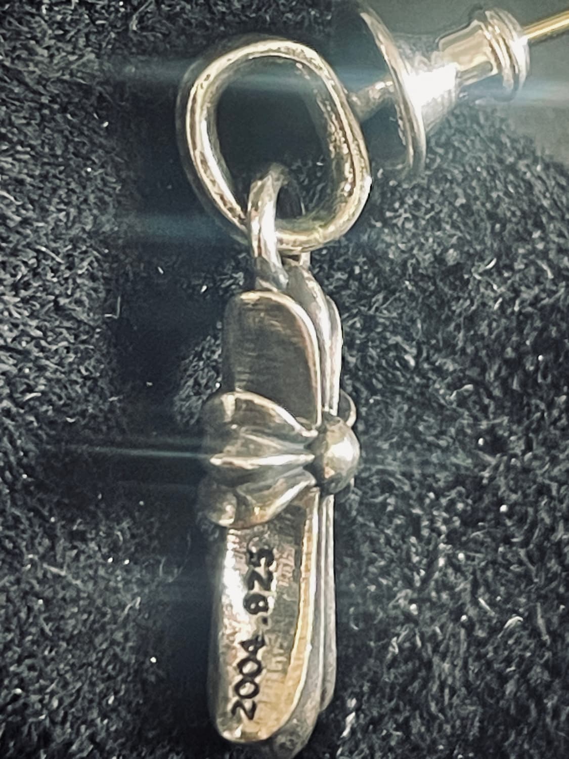 크롬하츠 (Chrome Hearts) 베이비팻 크로스 드롭 이어링 상품이미지3