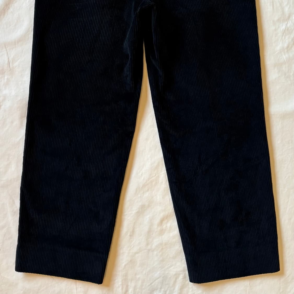 (33) 70s USA CB 블랙 투턱 코듀로이 팬츠 상품이미지10