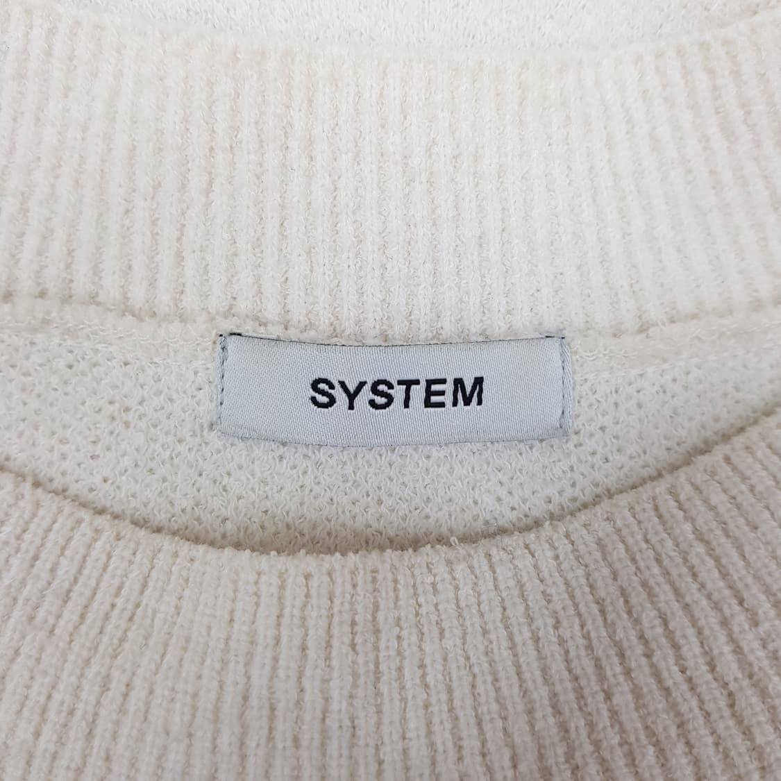 한섬 시스템 2022 레터링 니트  F90 사이즈 상품이미지6