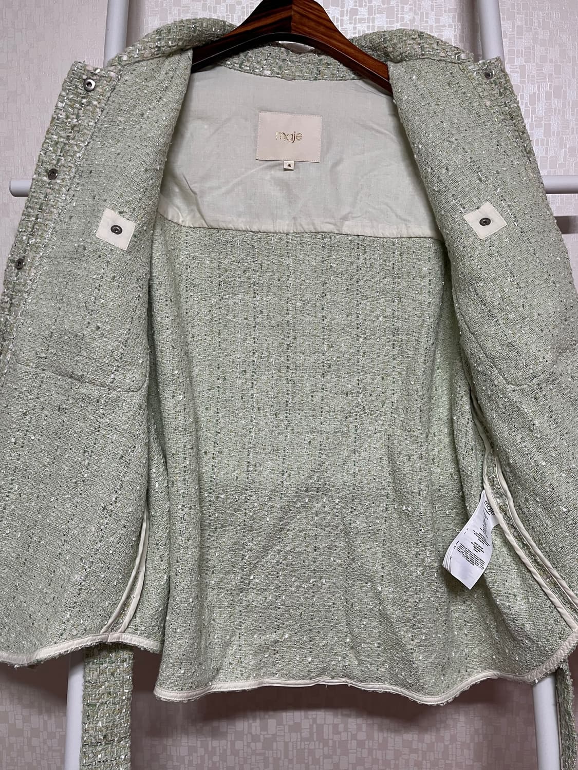 마쥬 트위드 코트 자켓 상품이미지6