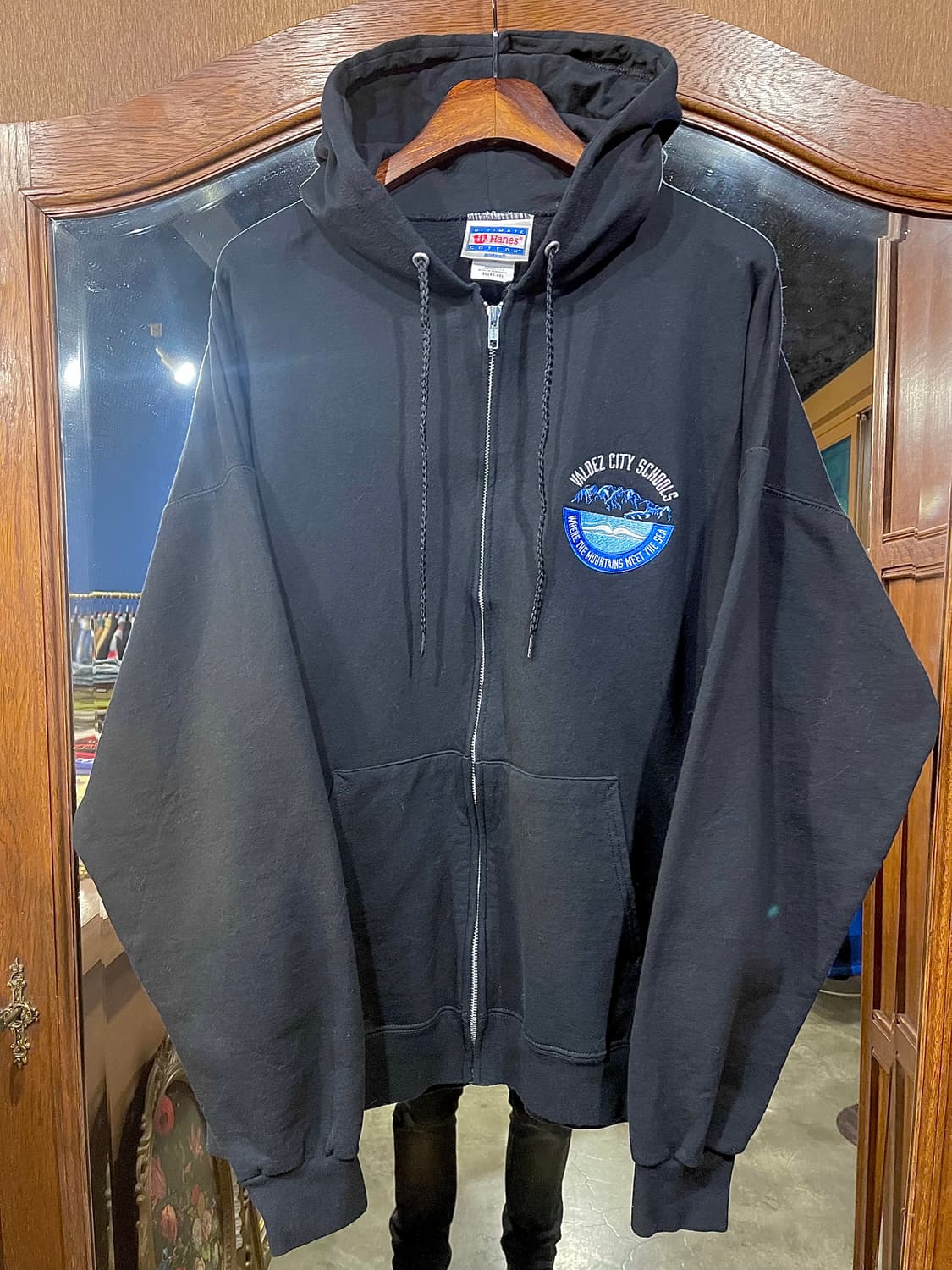 Hanes 집업 후드 상품이미지1