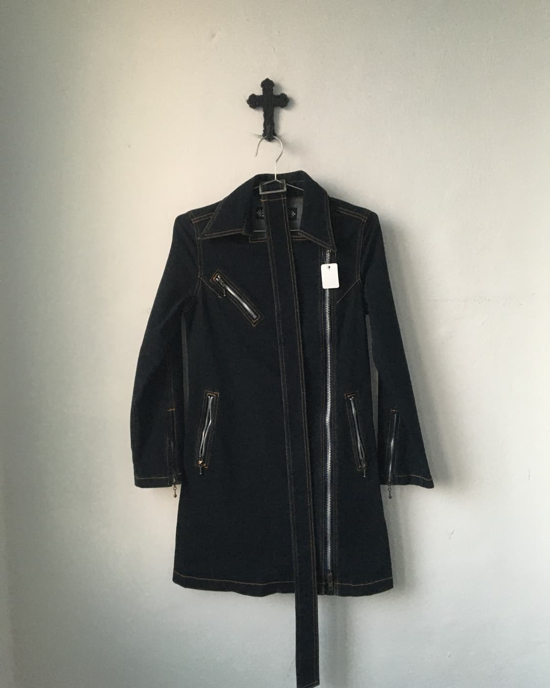 Belted denim jacket 상품이미지2