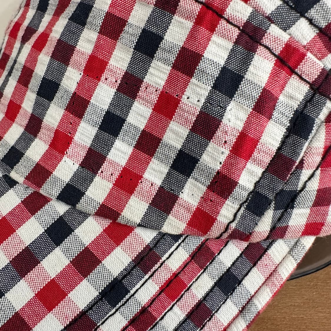 나이키 시어서커 깅엄체크 캡 상품이미지3