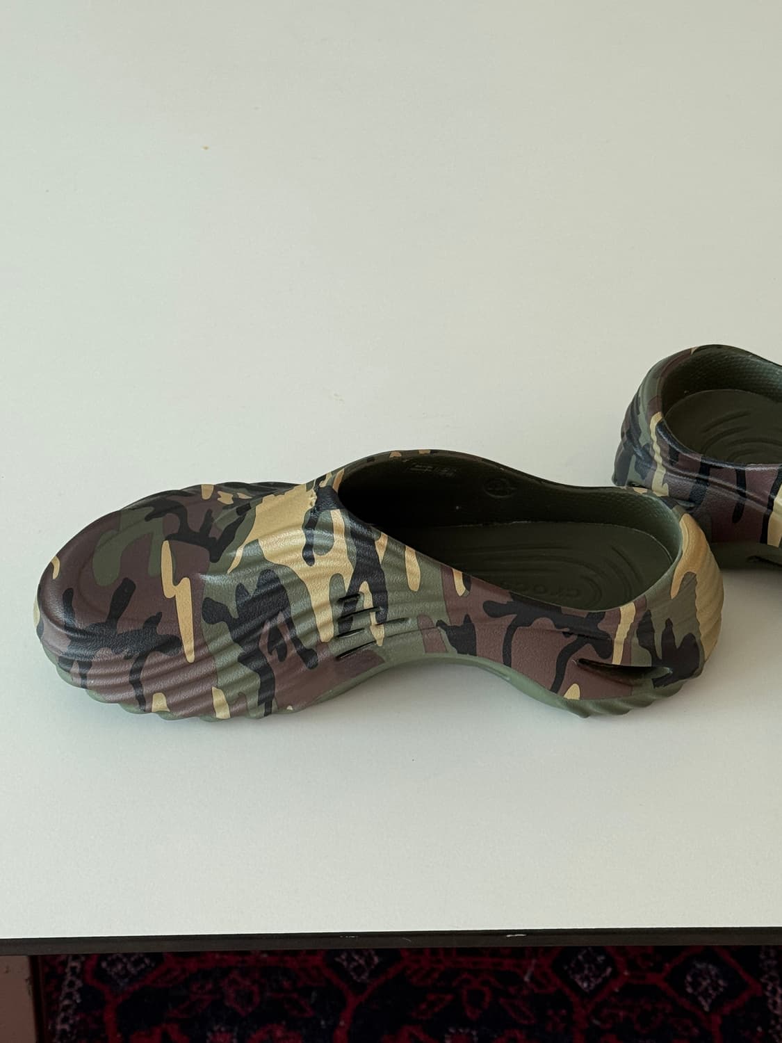 [270] 크록스 에코 카모 웨이브 212044-3TC 클로그 밀리터리  상품이미지3