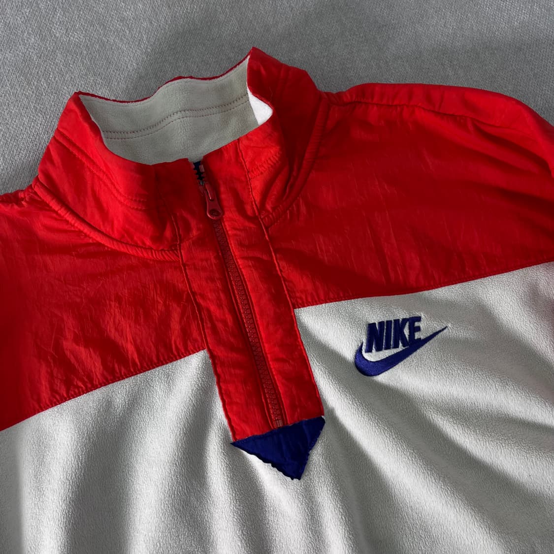 W 100 나이키 반집업 크롭 플리스 맨투맨 상품이미지2